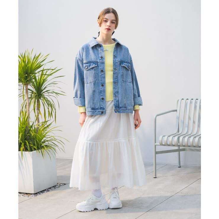 コットンレースフレアSK | RETRO GIRL | 詳細画像6 