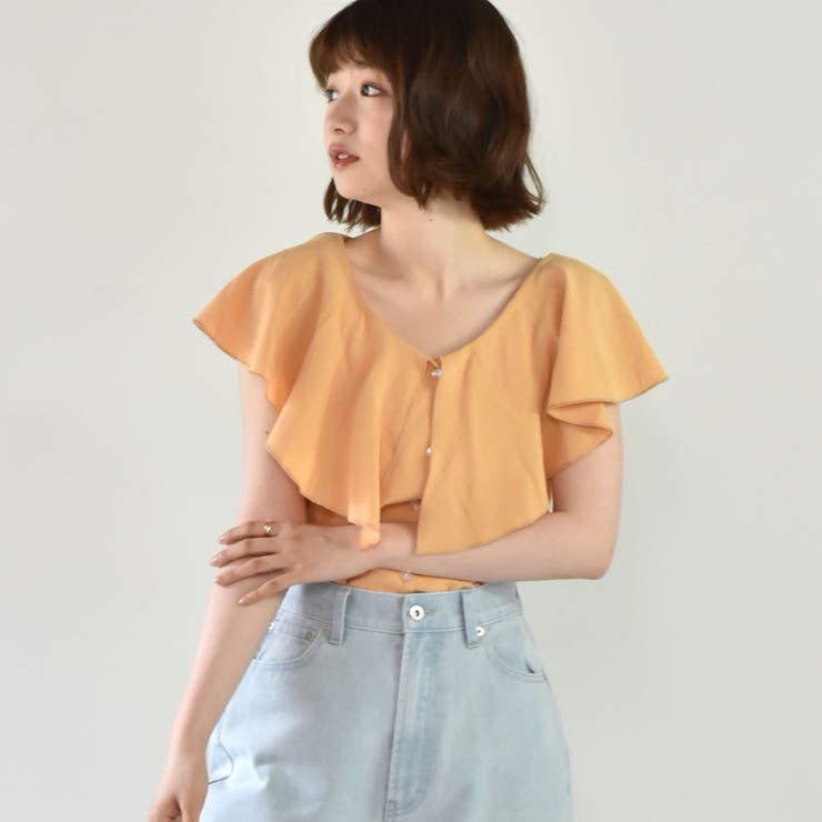 rienda ノースリフリルBL WHT -靴＆ファッション通販 ロコンド