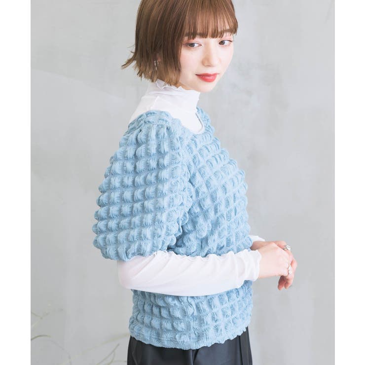 レトロ カジュアル 変形トップス シンプル ゆったり モード ２色 刺繍カラーキャップ|casita | RETRO GIRL ONLINE STORE レトロ