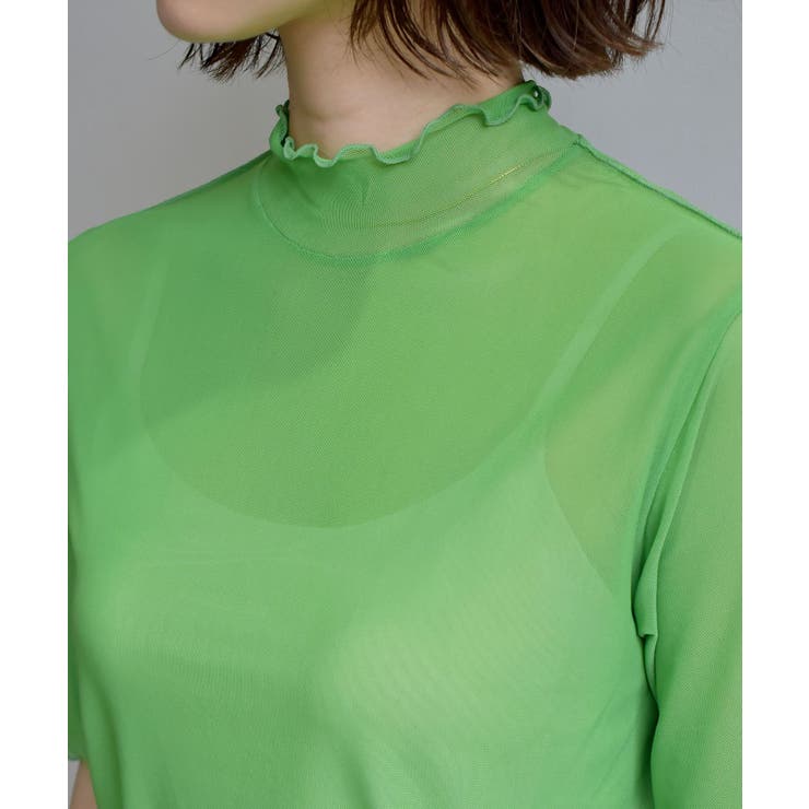 シアーHN5分袖Tee | RETRO GIRL | 詳細画像25 