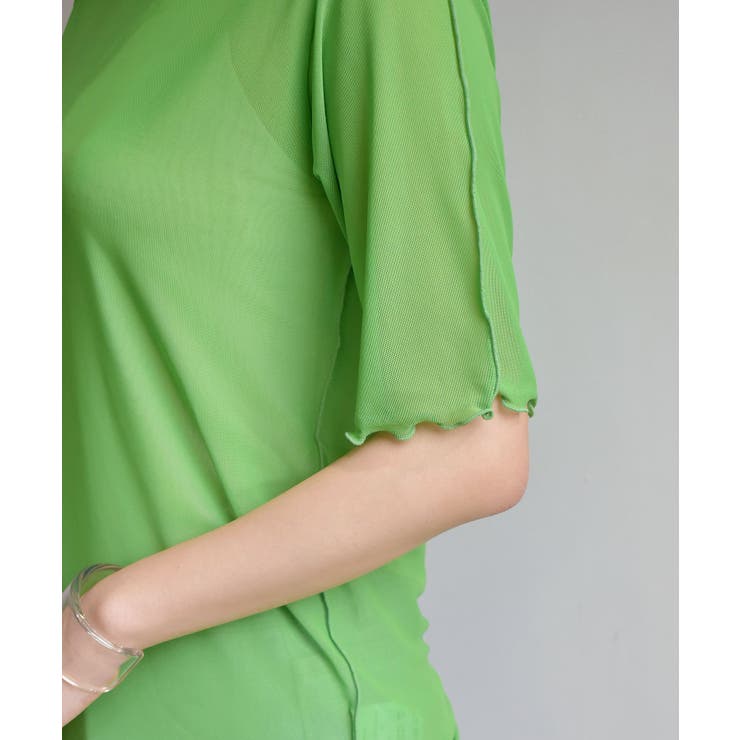 シアーHN5分袖Tee | RETRO GIRL | 詳細画像26 