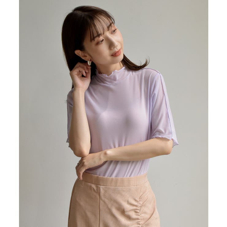 シアーHN5分袖Tee | RETRO GIRL | 詳細画像34 