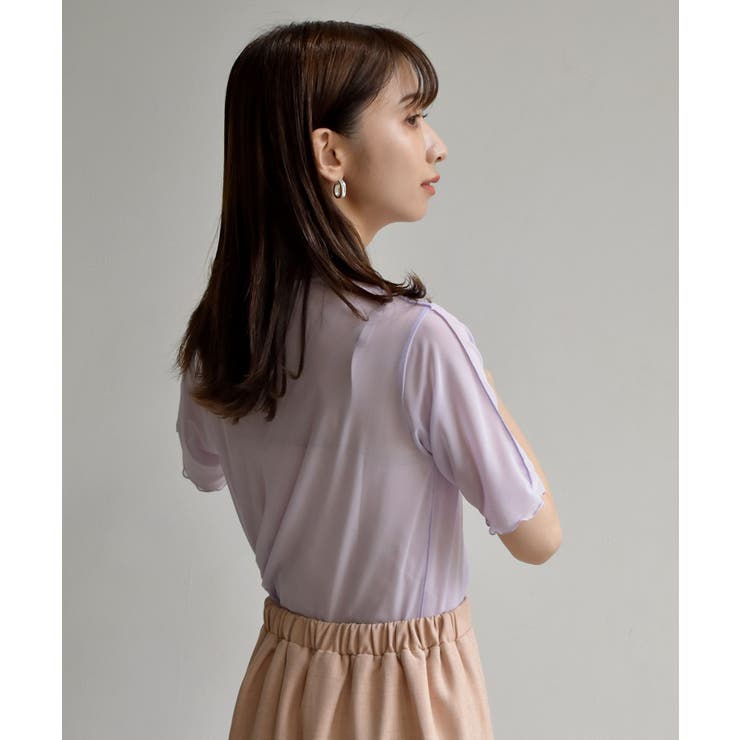 シアーHN5分袖Tee | RETRO GIRL | 詳細画像37 
