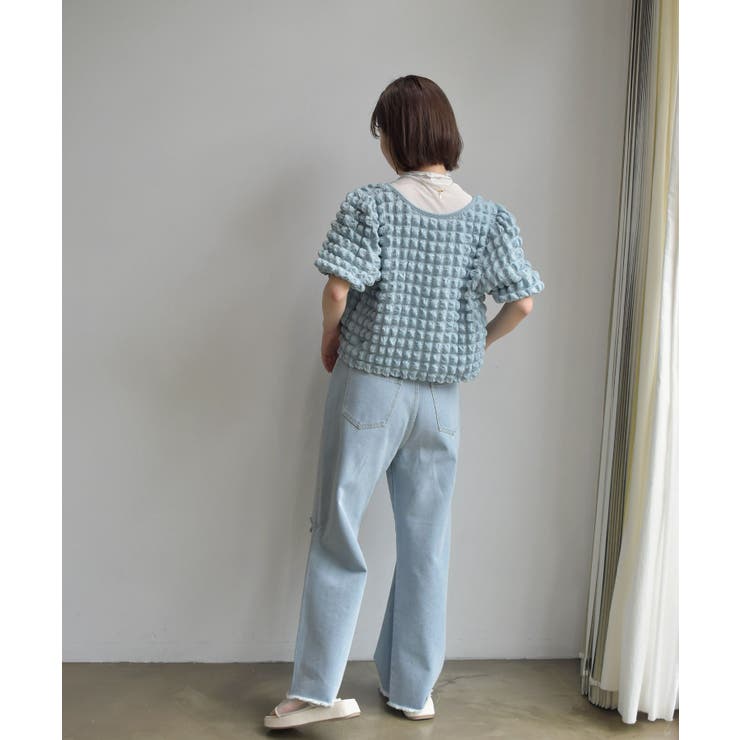 シアーHN5分袖Tee | RETRO GIRL | 詳細画像5 