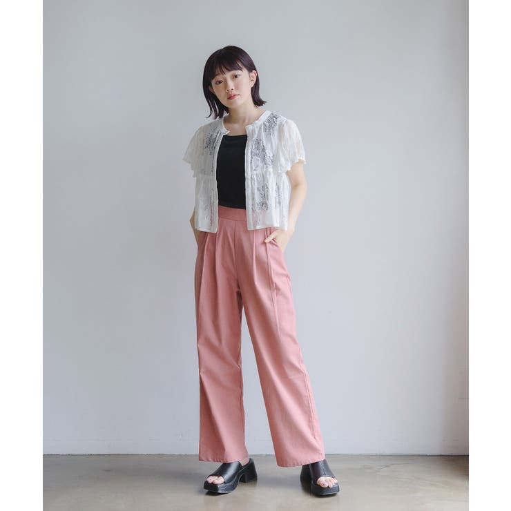 フリルレース前開きBL[品番：RTGW0005788]｜RETRO GIRL（レトロ