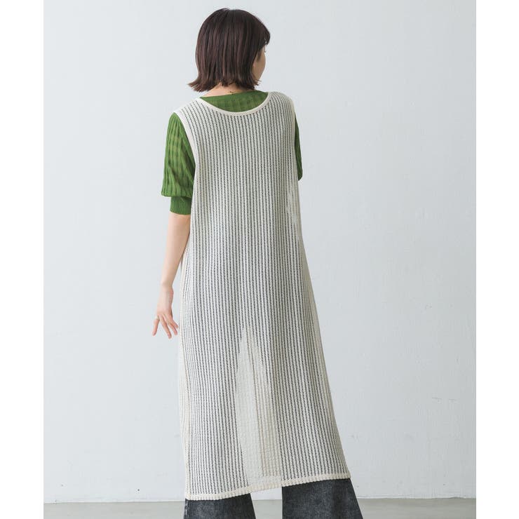 2wayロングベスト OURHOME OURHOME 2way ロングベスト黒