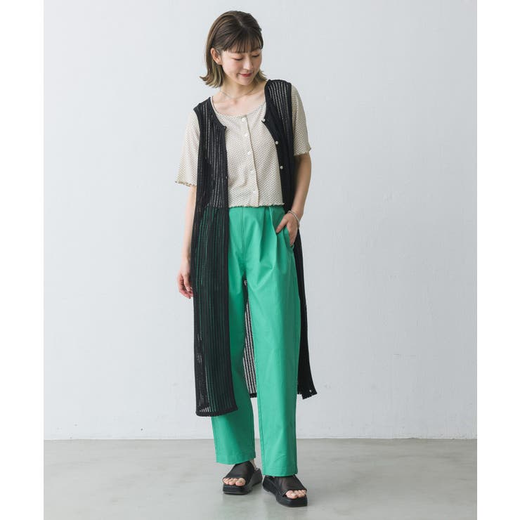 2WAYメッシュロングベスト[品番：RTGW0005628]｜RETRO GIRL