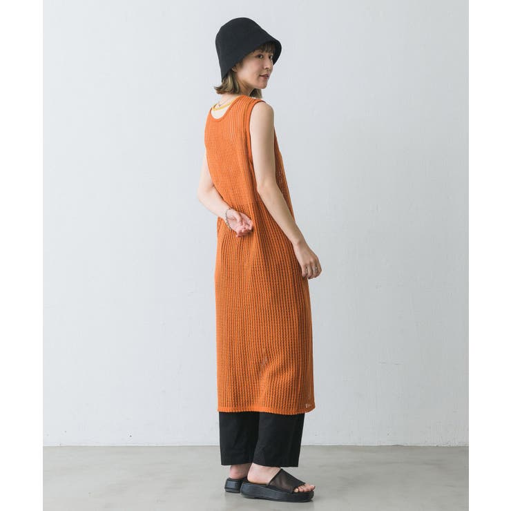 2WAYメッシュロングベスト[品番：RTGW0005628]｜RETRO GIRL