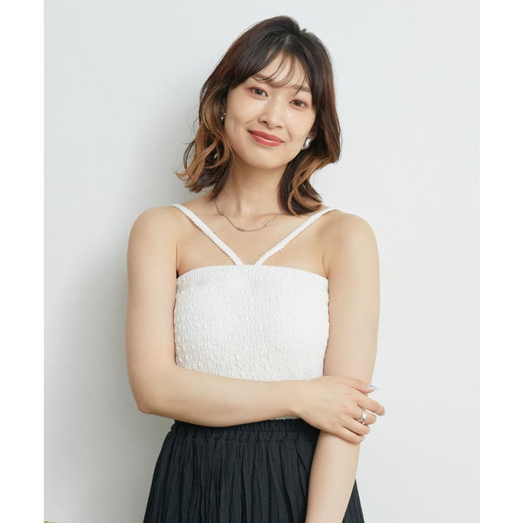 シャーリングキャミソール | RETRO GIRL | 詳細画像2 