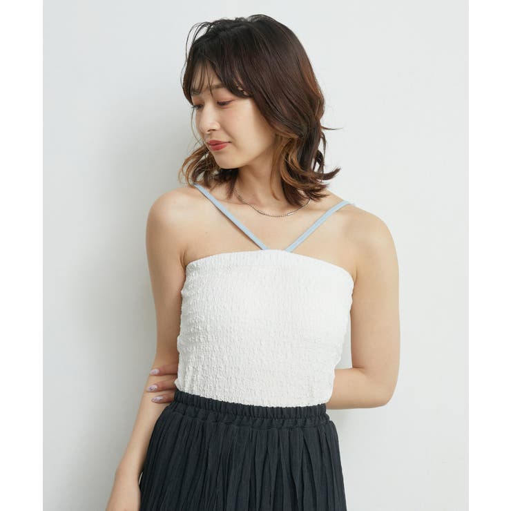 シャーリングキャミソール | RETRO GIRL | 詳細画像5 