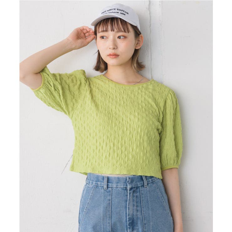 ２WAYシャーリングカットTee[品番：RTGW0006912]｜RETRO GIRL（レトロ