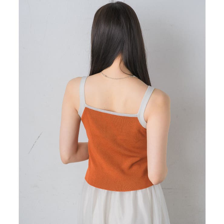 MACHATT ニットキャミ machatt マチャット デニムキャミ ビスチェの通販 by TARA's