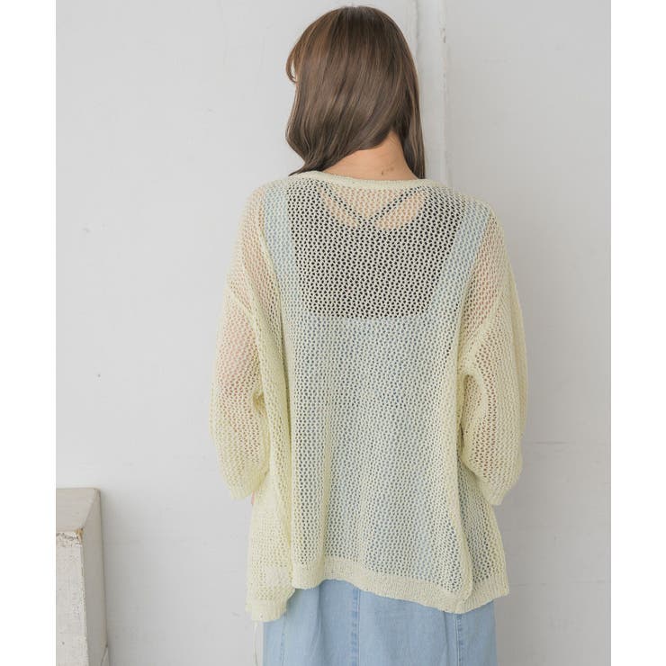 スパンコールメッシュカーデ | RETRO GIRL | 詳細画像10 