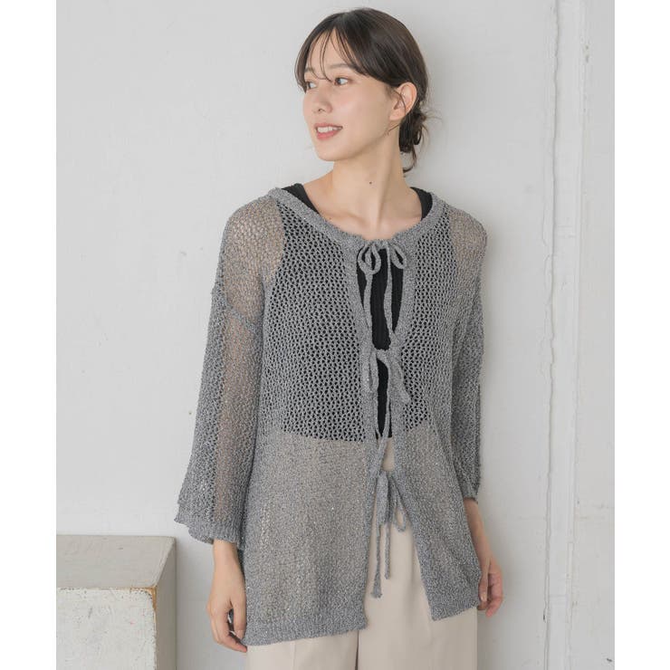 スパンコールメッシュカーデ | RETRO GIRL | 詳細画像15 