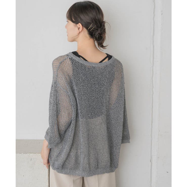 スパンコールメッシュカーデ | RETRO GIRL | 詳細画像18 