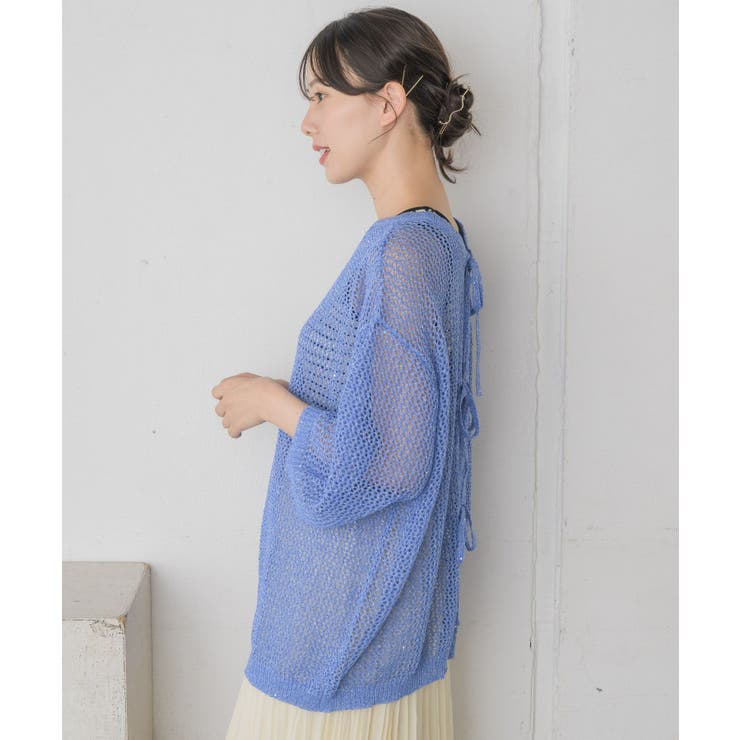 スパンコールメッシュカーデ | RETRO GIRL | 詳細画像34 