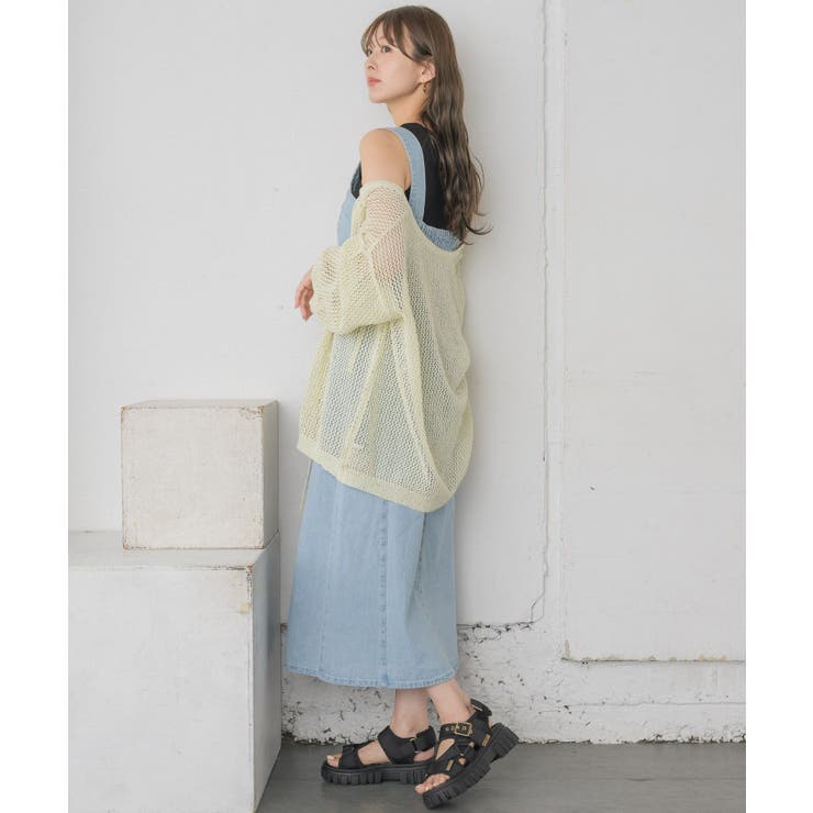 スパンコールメッシュカーデ | RETRO GIRL | 詳細画像5 