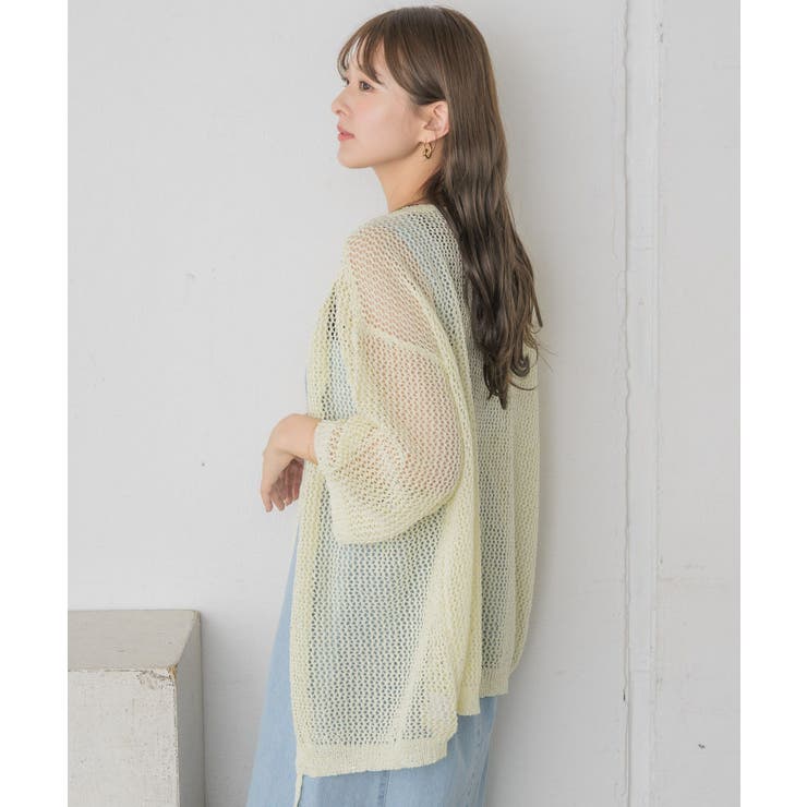 スパンコールメッシュカーデ | RETRO GIRL | 詳細画像9 