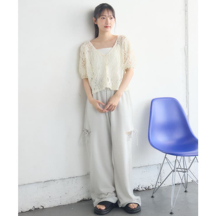 パフ袖オーガンジーBL | RETRO GIRL | 詳細画像11 