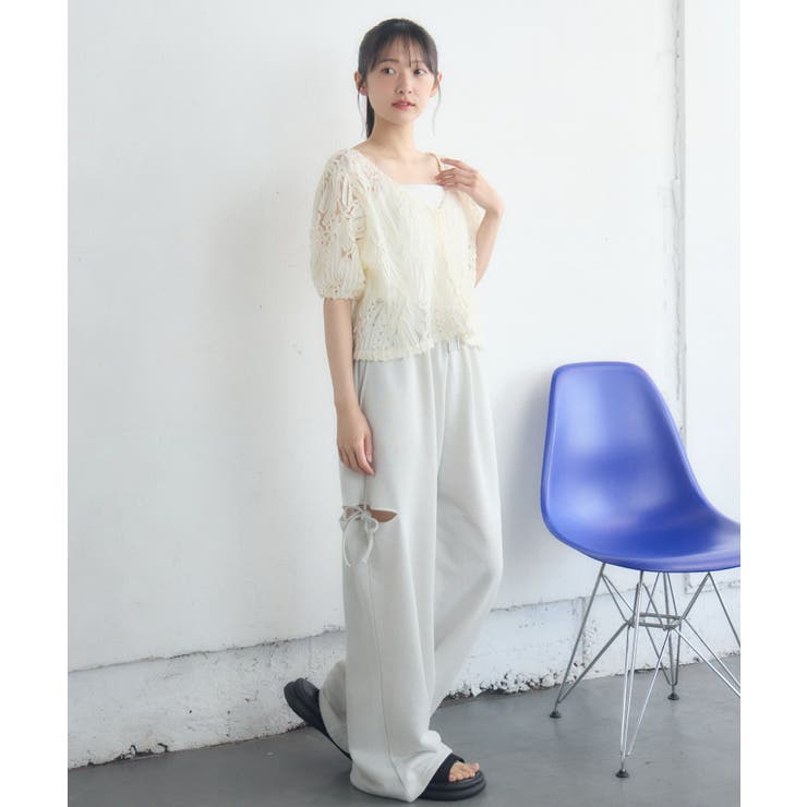 パフ袖オーガンジーBL | RETRO GIRL | 詳細画像12 