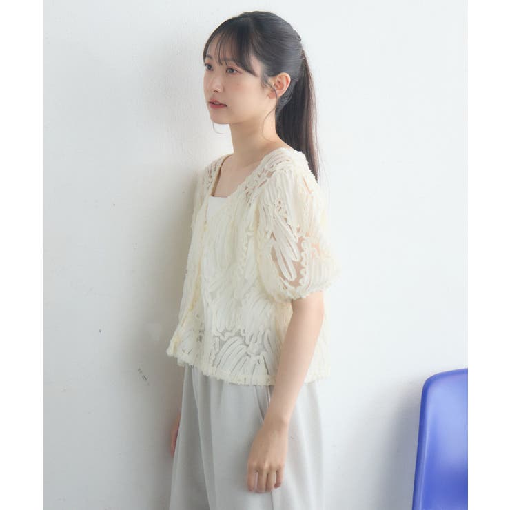 パフ袖オーガンジーBL | RETRO GIRL | 詳細画像17 