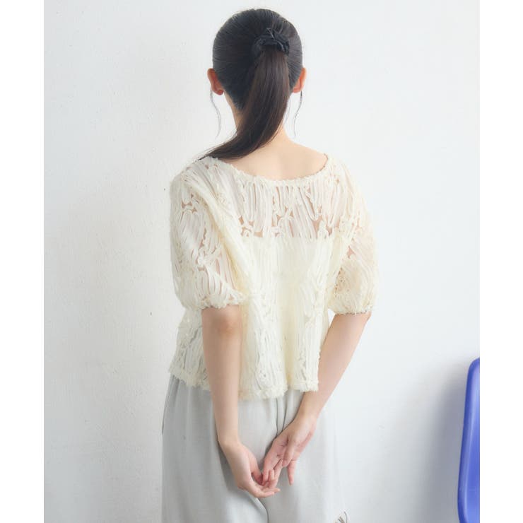 パフ袖オーガンジーBL | RETRO GIRL | 詳細画像18 