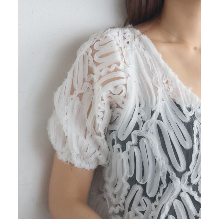 パフ袖オーガンジーBL | RETRO GIRL | 詳細画像20 