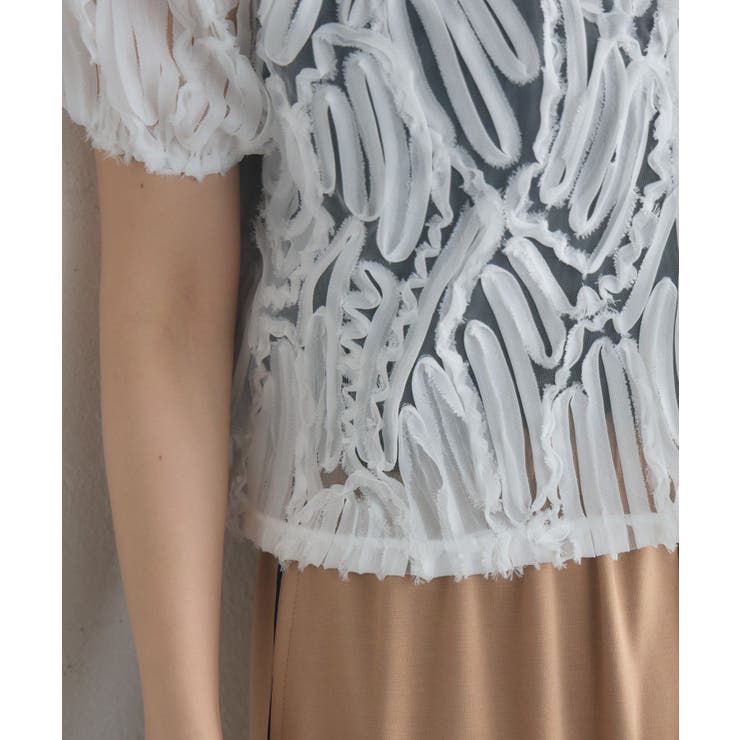 パフ袖オーガンジーBL | RETRO GIRL | 詳細画像22 