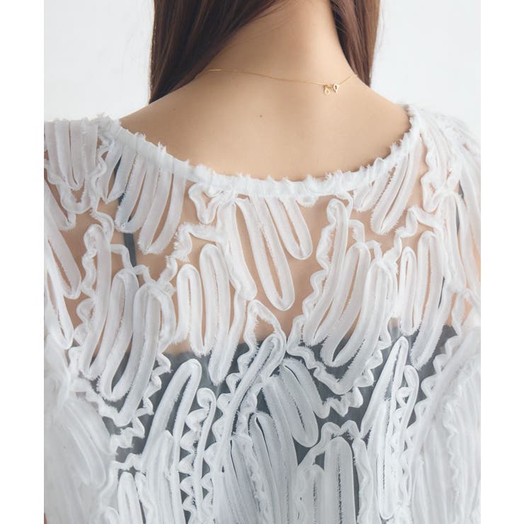 パフ袖オーガンジーBL | RETRO GIRL | 詳細画像24 