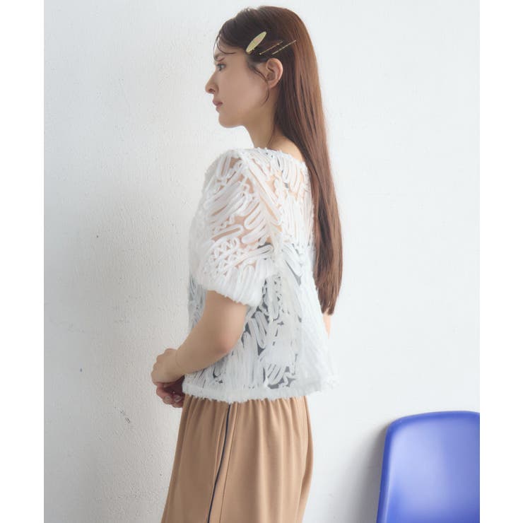 パフ袖オーガンジーBL | RETRO GIRL | 詳細画像8 