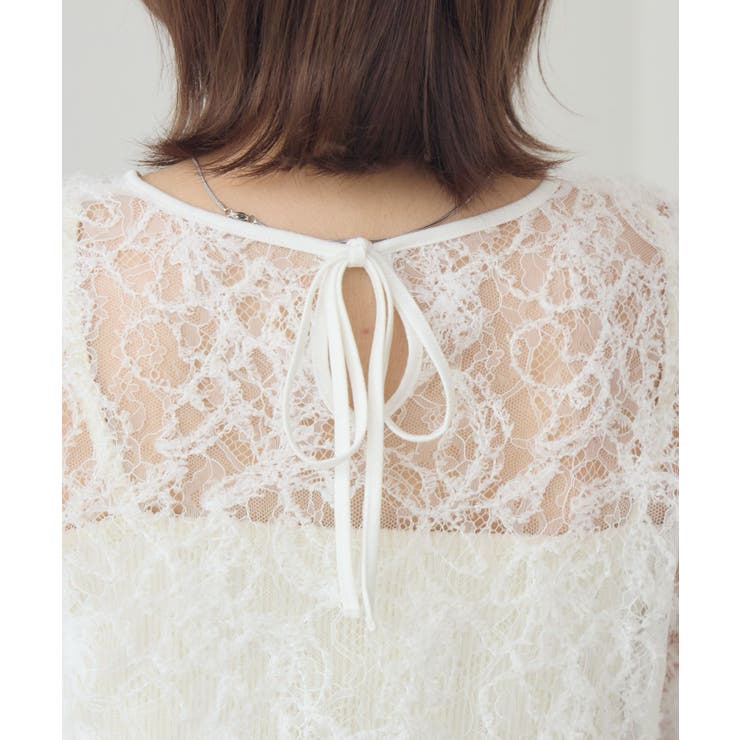 刺繍レース半袖CT | RETRO GIRL | 詳細画像30 