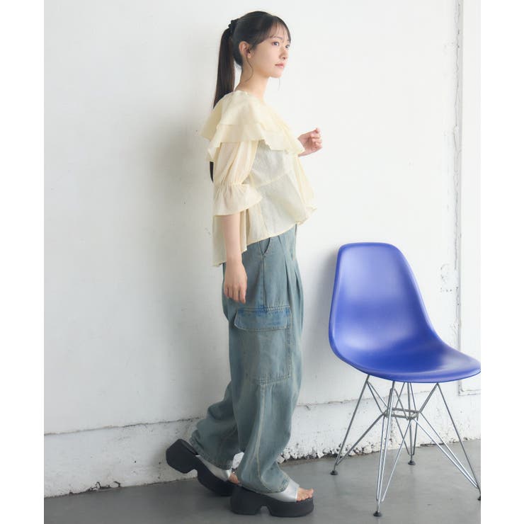 コットンレース襟フリルBL | RETRO GIRL | 詳細画像14 