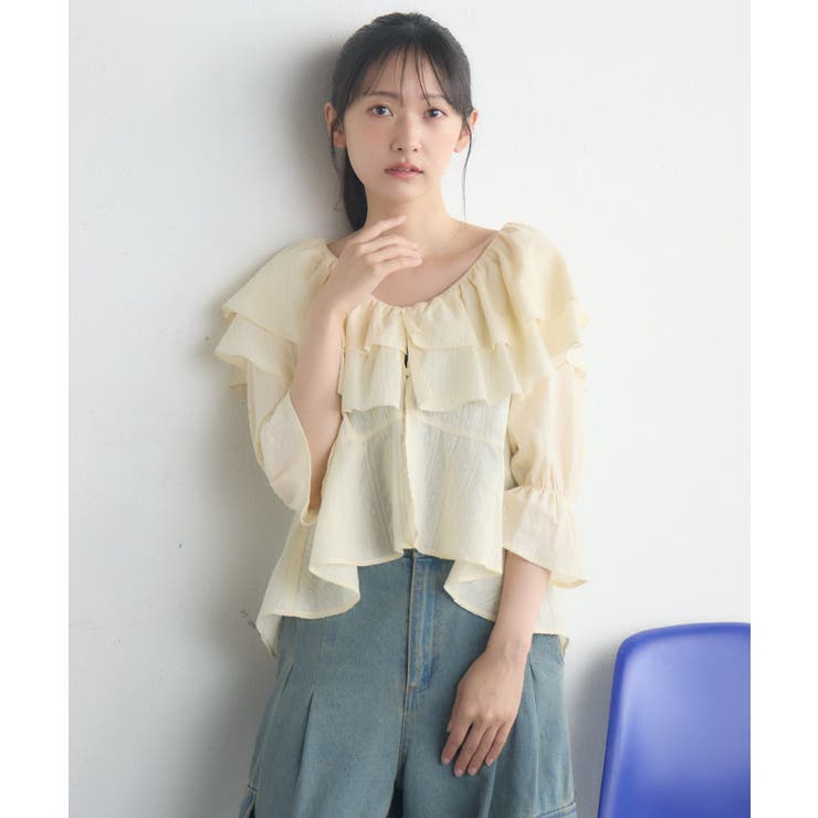 コットンレース襟フリルBL | RETRO GIRL | 詳細画像17 