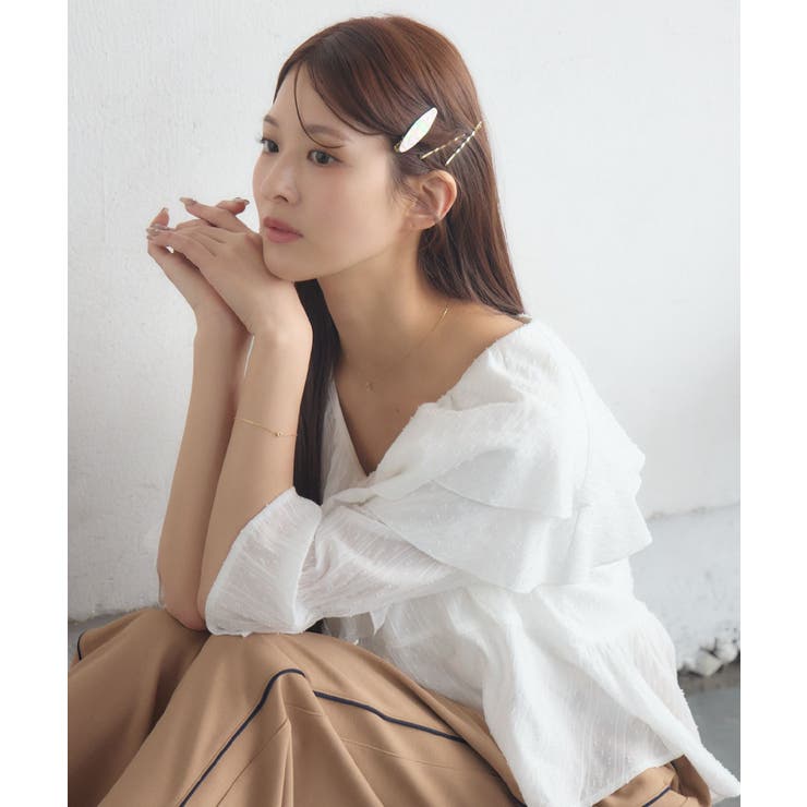 コットンレース襟フリルBL | RETRO GIRL | 詳細画像2 