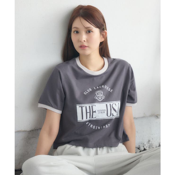 ロゴプリントリンガーTEE | RETRO GIRL | 詳細画像11 