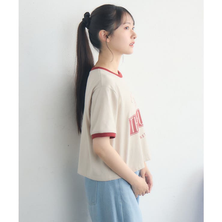 ロゴプリントリンガーTEE | RETRO GIRL | 詳細画像26 