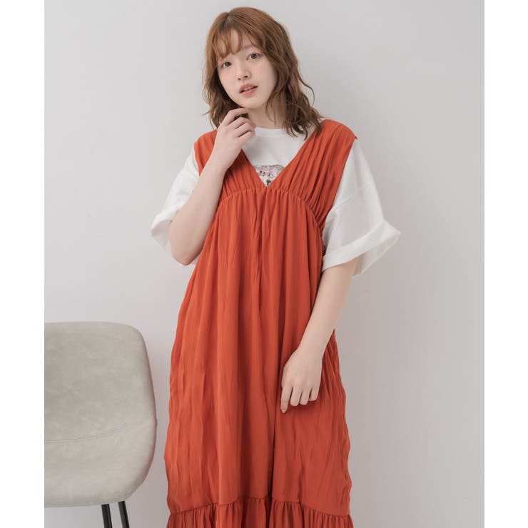 ワッシャーノースリOP | RETRO GIRL | 詳細画像22 