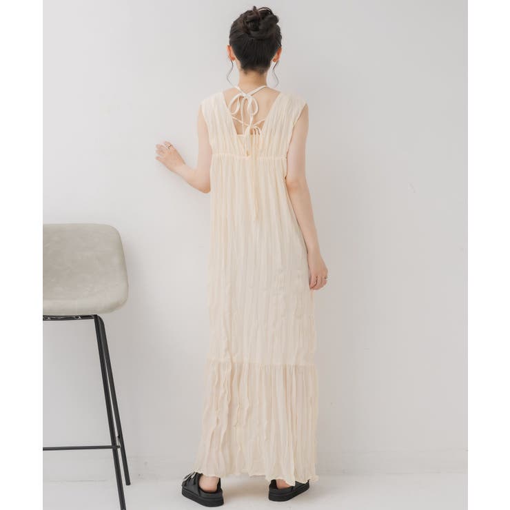 ワッシャーノースリOP | RETRO GIRL | 詳細画像4 