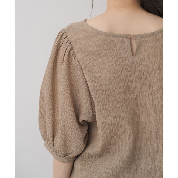レトロ パフスリーブ ラウンドネック 半袖 トップス 4100402 Amazon.co.jp: レディース無地レトロ長袖パフスリーブTシャツ
