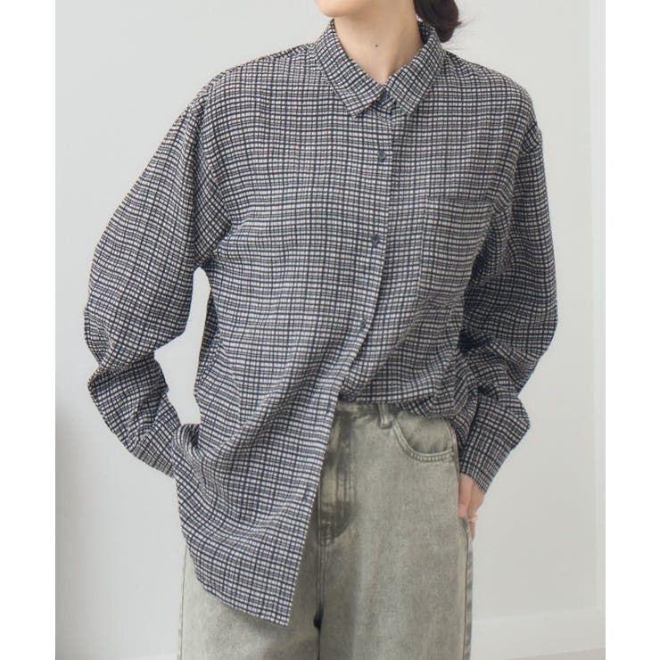 C/BLK | サッカーチェックSH | RETRO GIRL