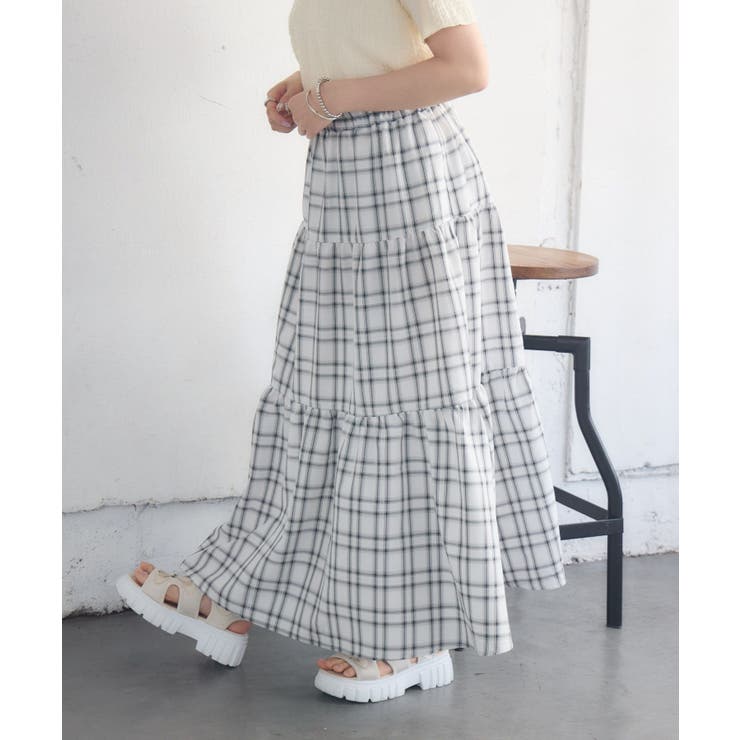 C/BLK | 切替フレアSK | RETRO GIRL