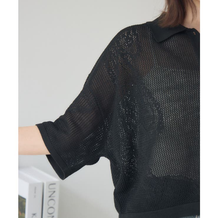 ペイズリー柄メッシュカーデ | RETRO GIRL | 詳細画像28 