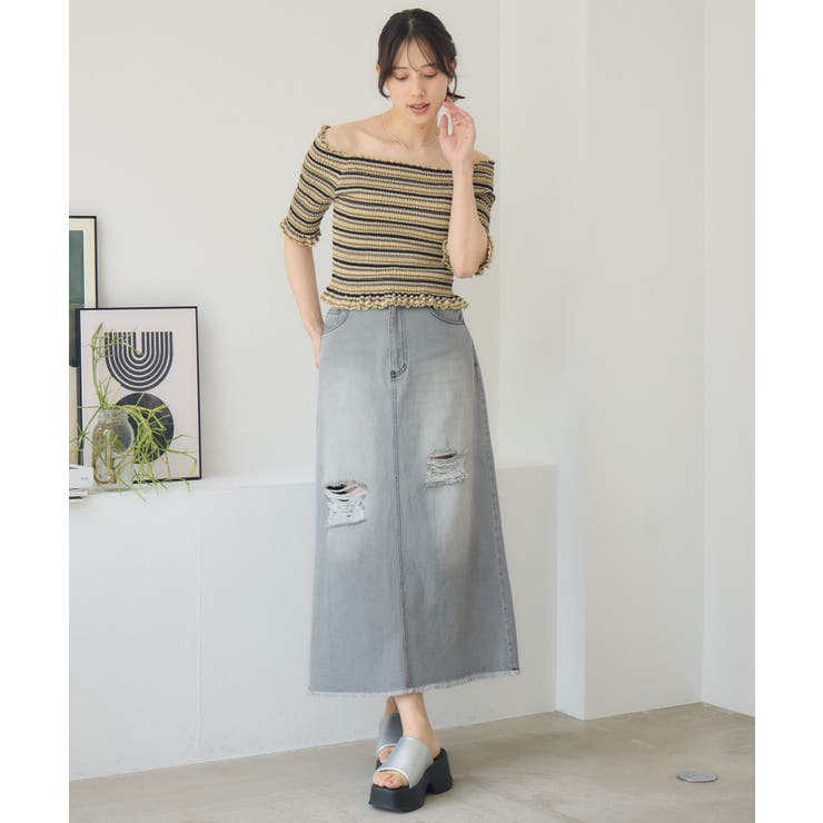 アソートギャザーカットソー | RETRO GIRL | 詳細画像19 