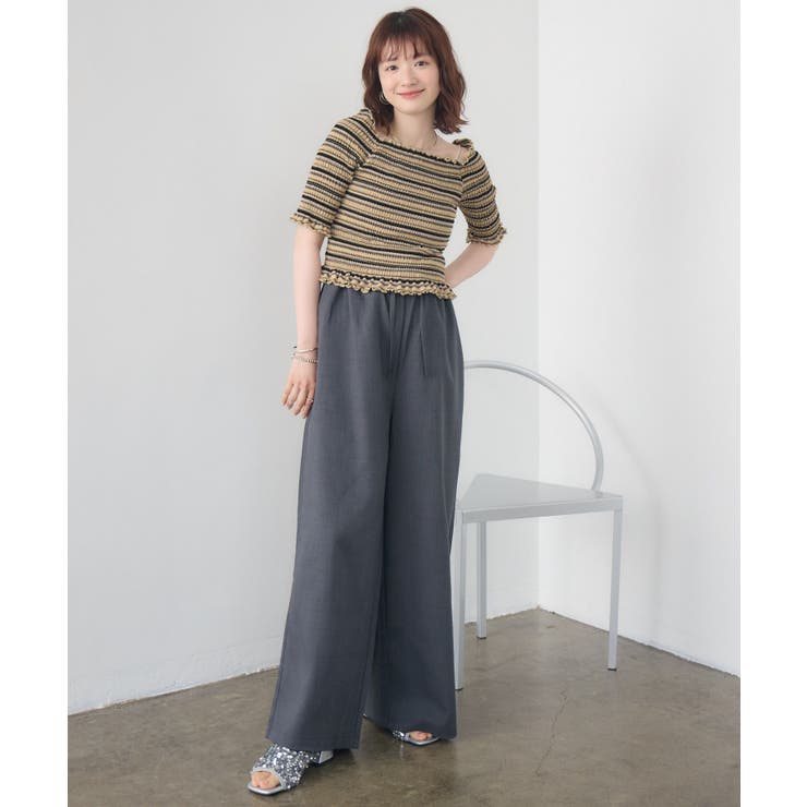 アソートギャザーカットソー | RETRO GIRL | 詳細画像2 