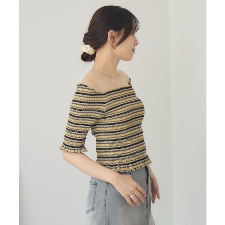 アソートギャザーカットソー | RETRO GIRL | 詳細画像24 