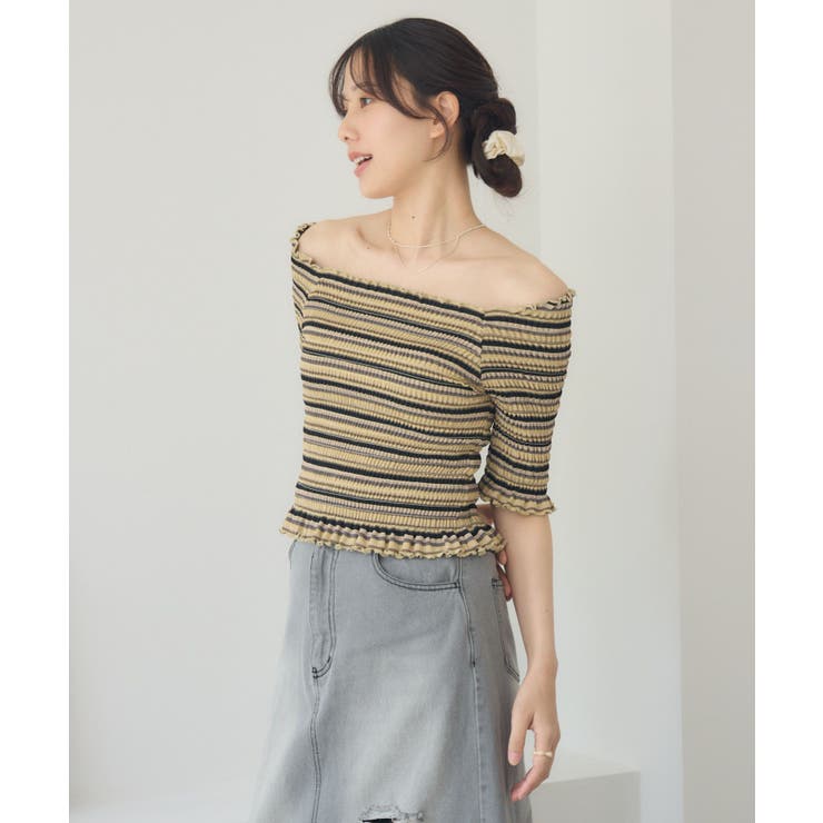 アソートギャザーカットソー | RETRO GIRL | 詳細画像25 