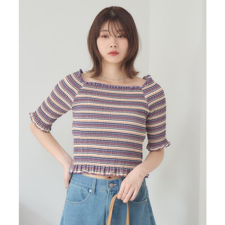 アソートギャザーカットソー | RETRO GIRL | 詳細画像32 