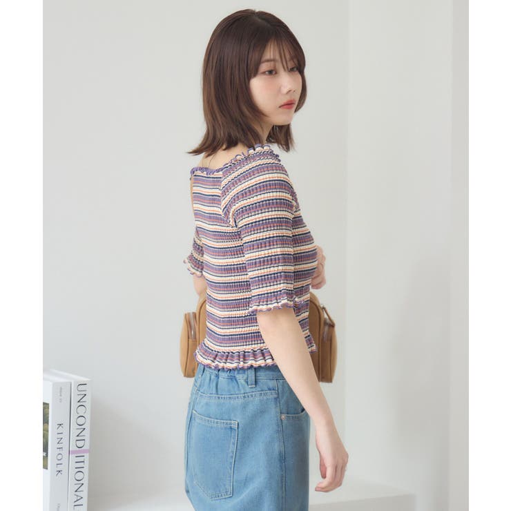 アソートギャザーカットソー | RETRO GIRL | 詳細画像33 