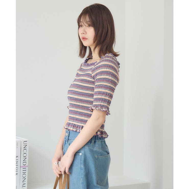 アソートギャザーカットソー | RETRO GIRL | 詳細画像34 