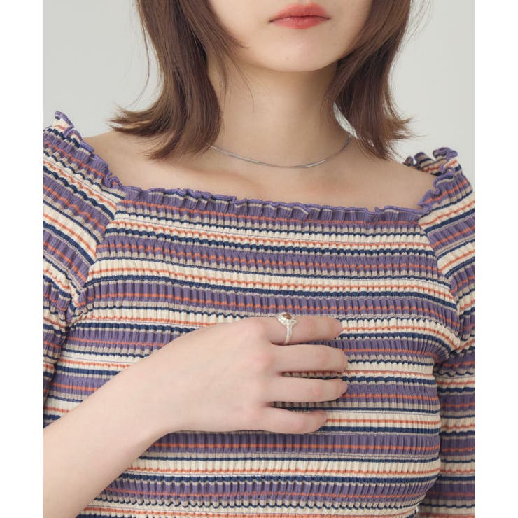 アソートギャザーカットソー | RETRO GIRL | 詳細画像36 